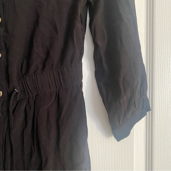 DYNAMITE BLACK DRESS WITH BELT - Picture 4 of 8